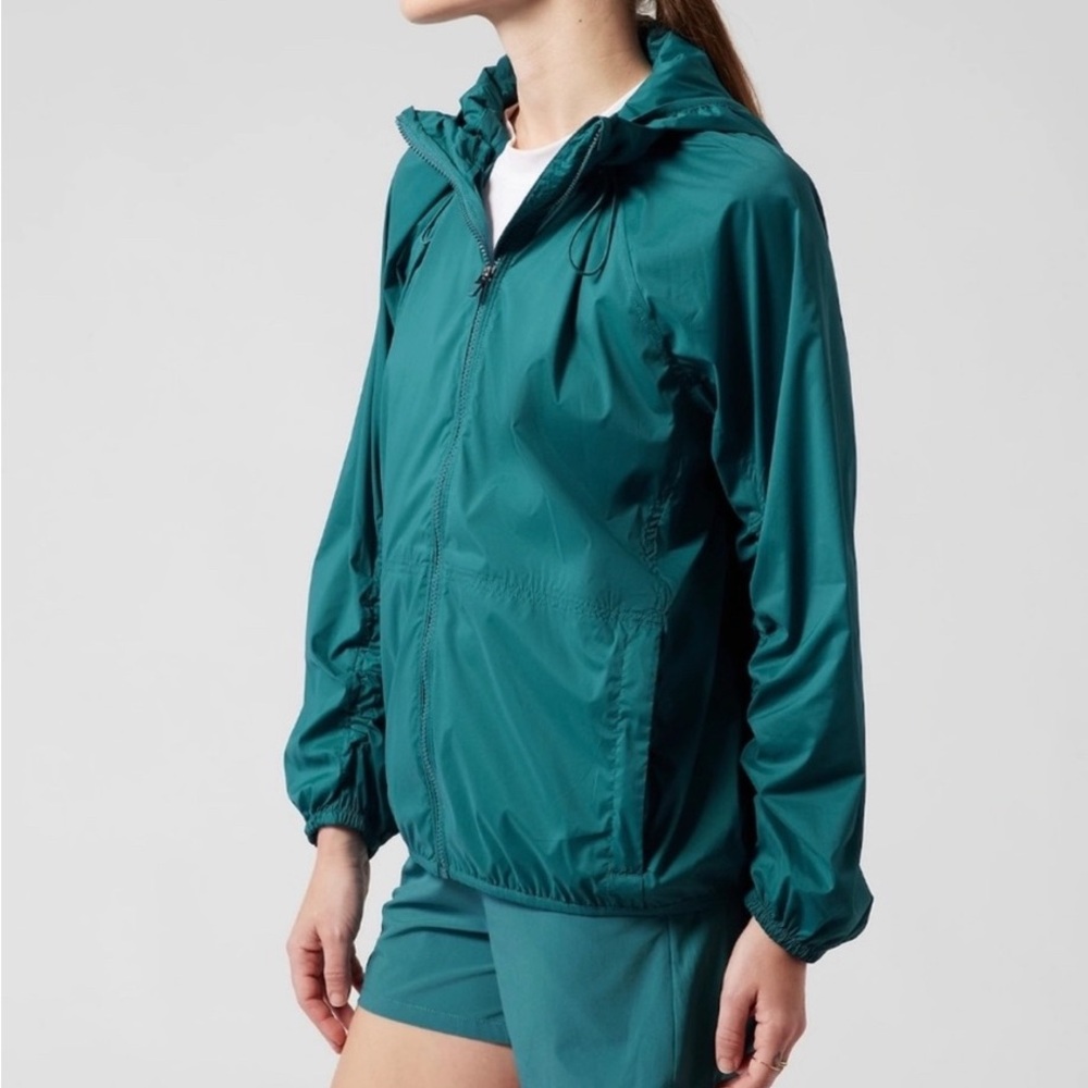 Athleta Superset Jacket Borealis Teal Size Extra Small